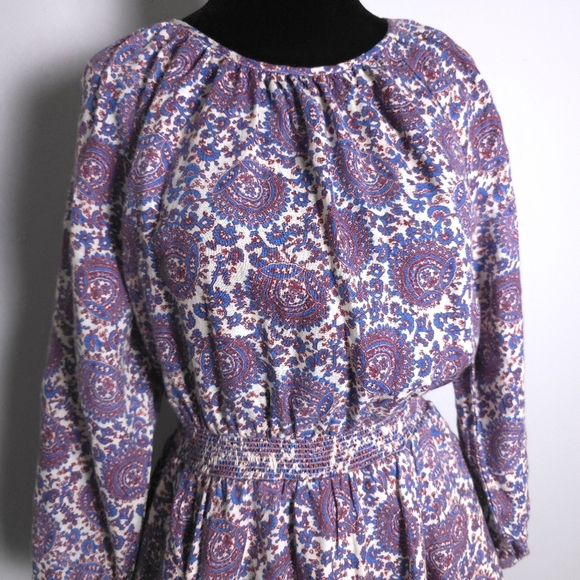 J.Crew Palermo Linen Smocked-Waist Floral Mini Dress Size Spring 2023 - Picture 4 of 14